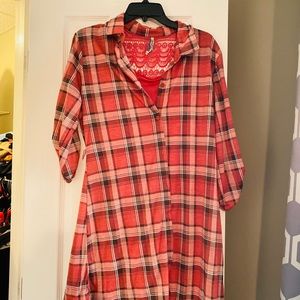 Flannel dress